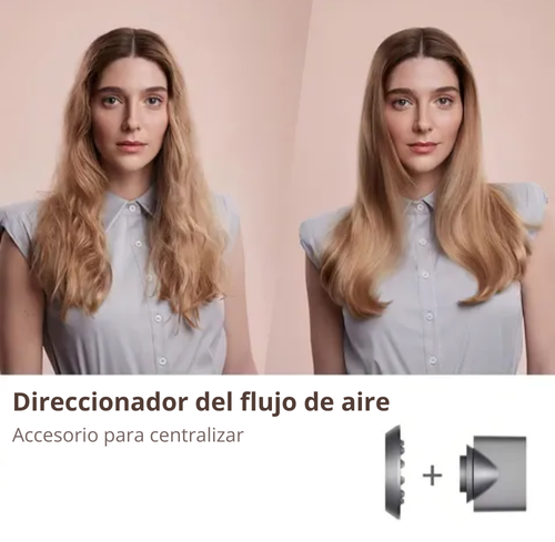 Secador de Cabello TurboSilk - Ion Negativo con Motor Brushless y accesorios